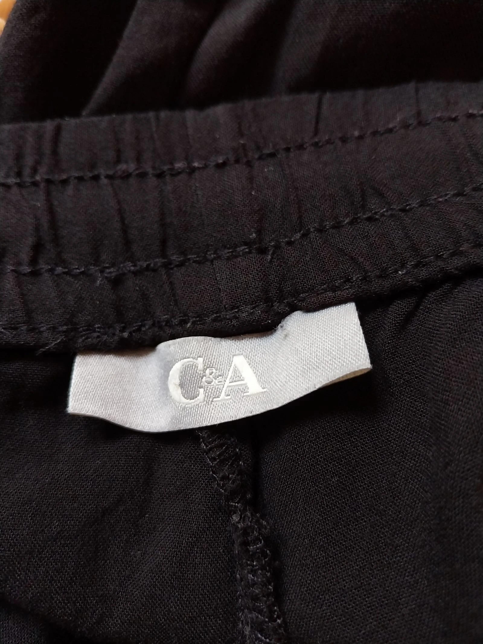 Pantalón ligero negro con cintura elástica C&A Talla 42 – photo 5